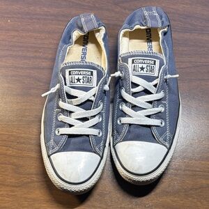 Converse All Star Blue pull on Canvas Sneakers size 10